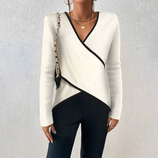 Elegant Wrap Sweater