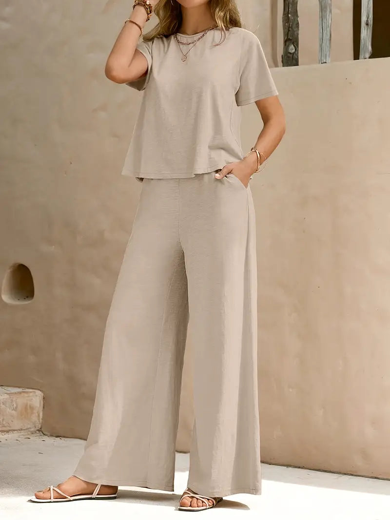 Comfort-Stretch Sweater-Set