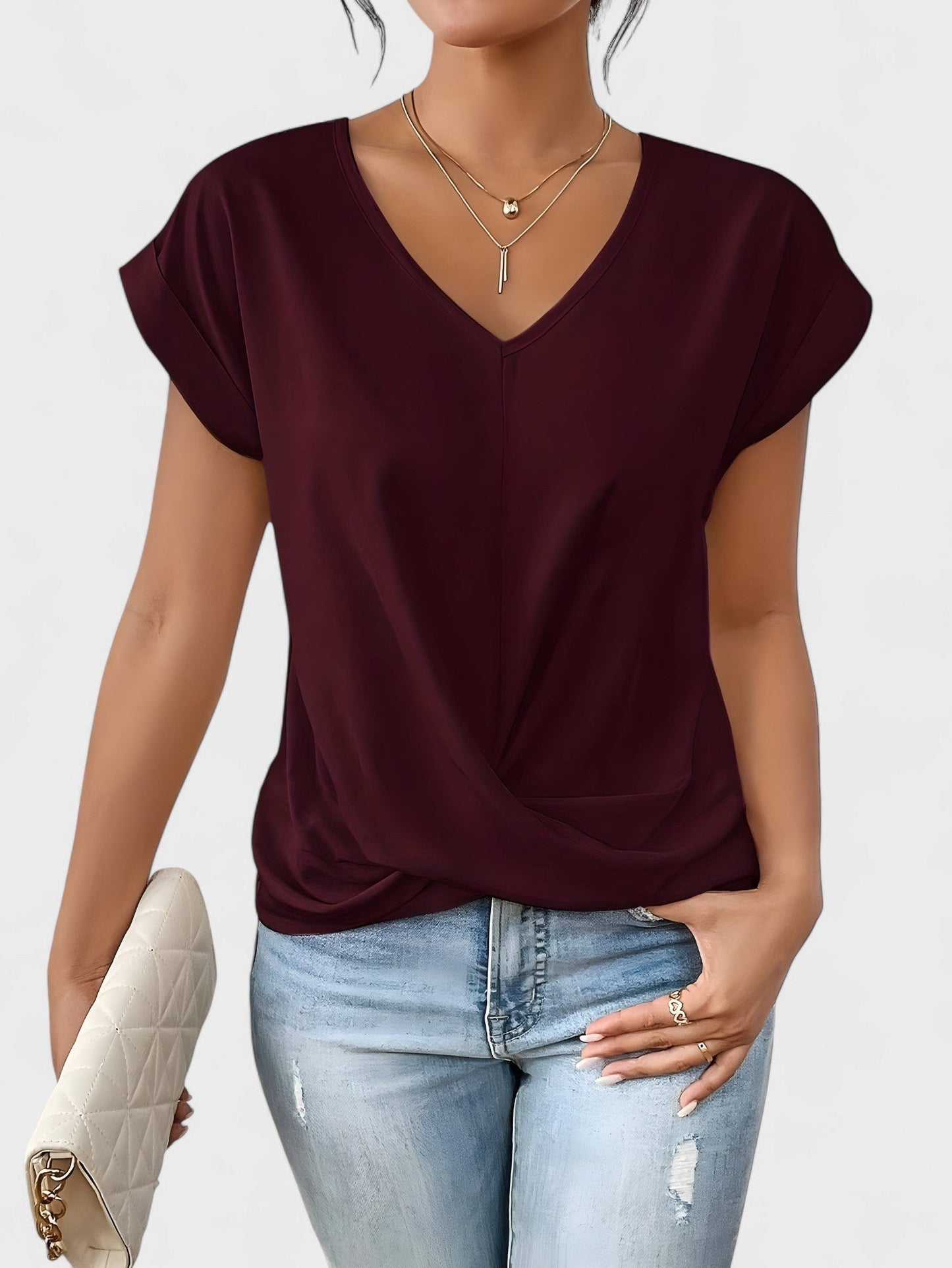Vrouwelijk Twist-Front Top