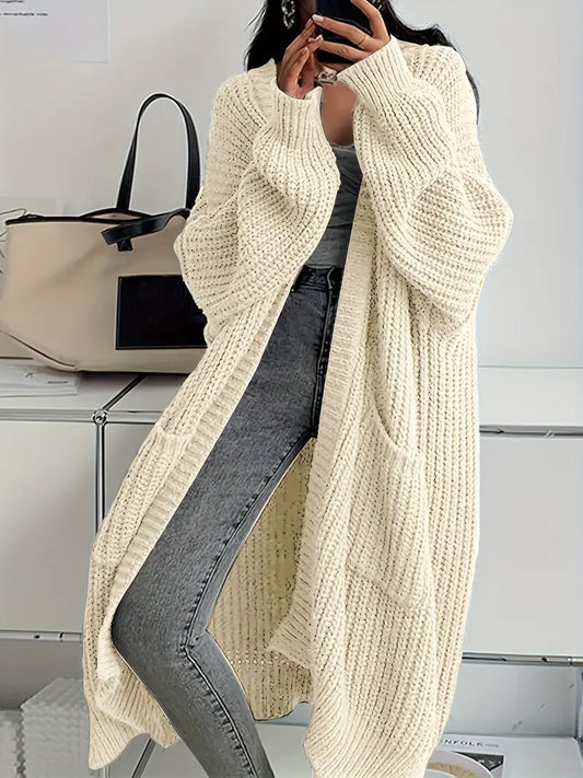 Figuur-Flatterend Lang Vest