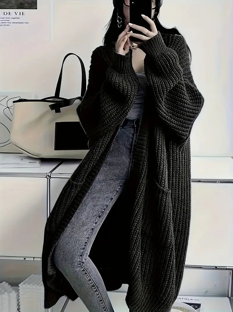 Figuur-Flatterend Lang Vest