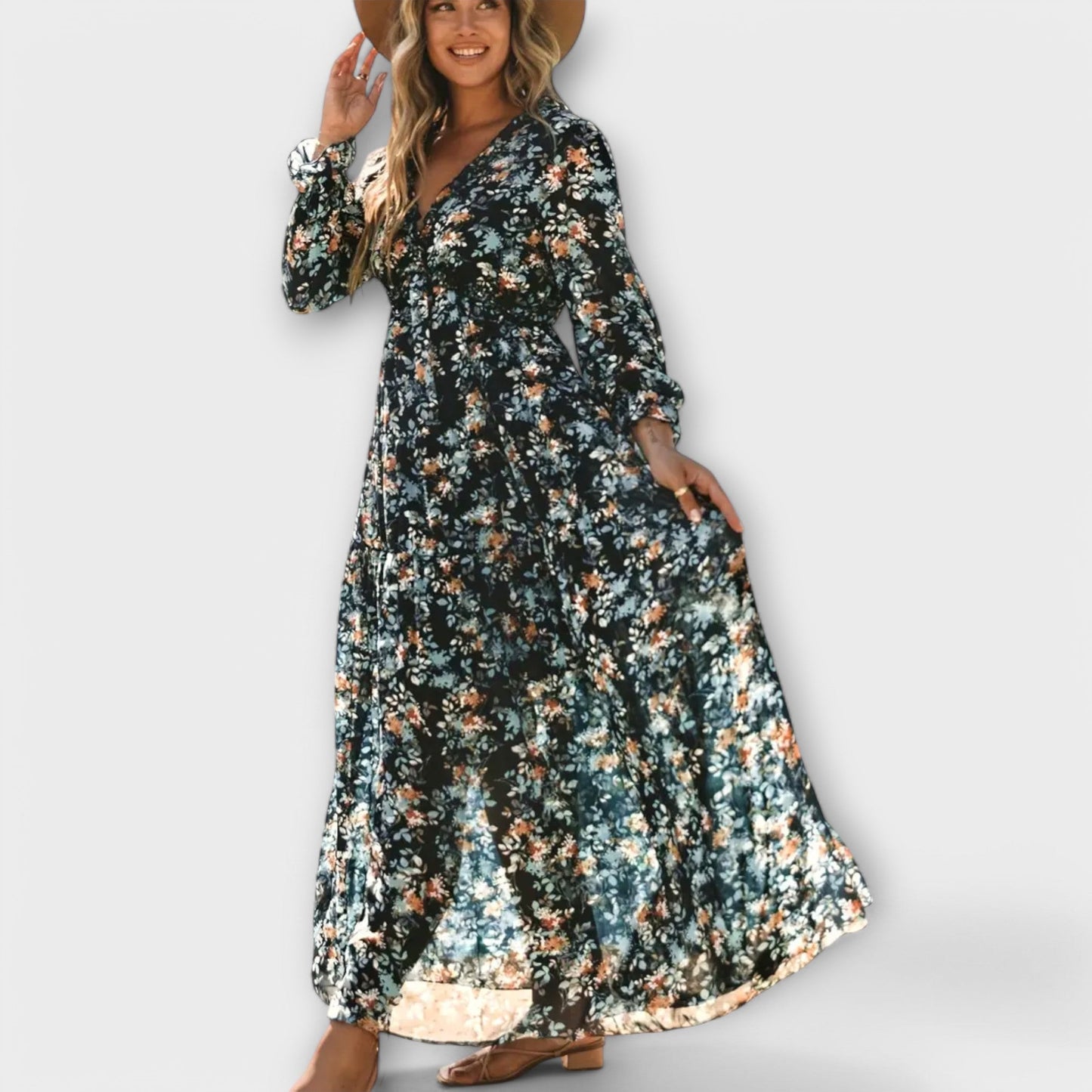 Verleidelijk Elegante Maxi-Jurk