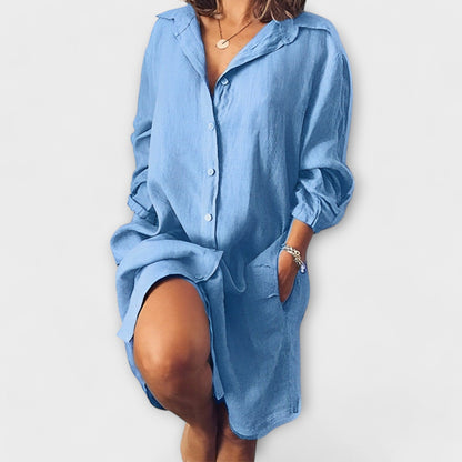 Linnen Blouse Met Stijl