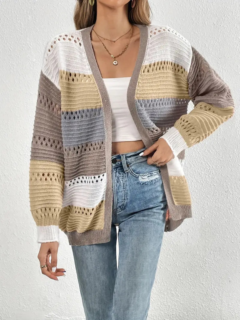 Flatterende V-Hals Cardigan