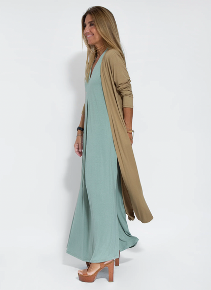 Elegante Figurvormende Jurk-En-Vest