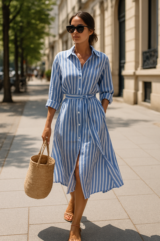 Chic Striped Summer Dress