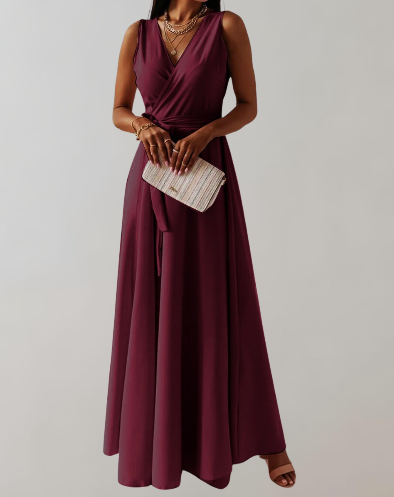 Elegant Taillengürtel Cocktailkleid