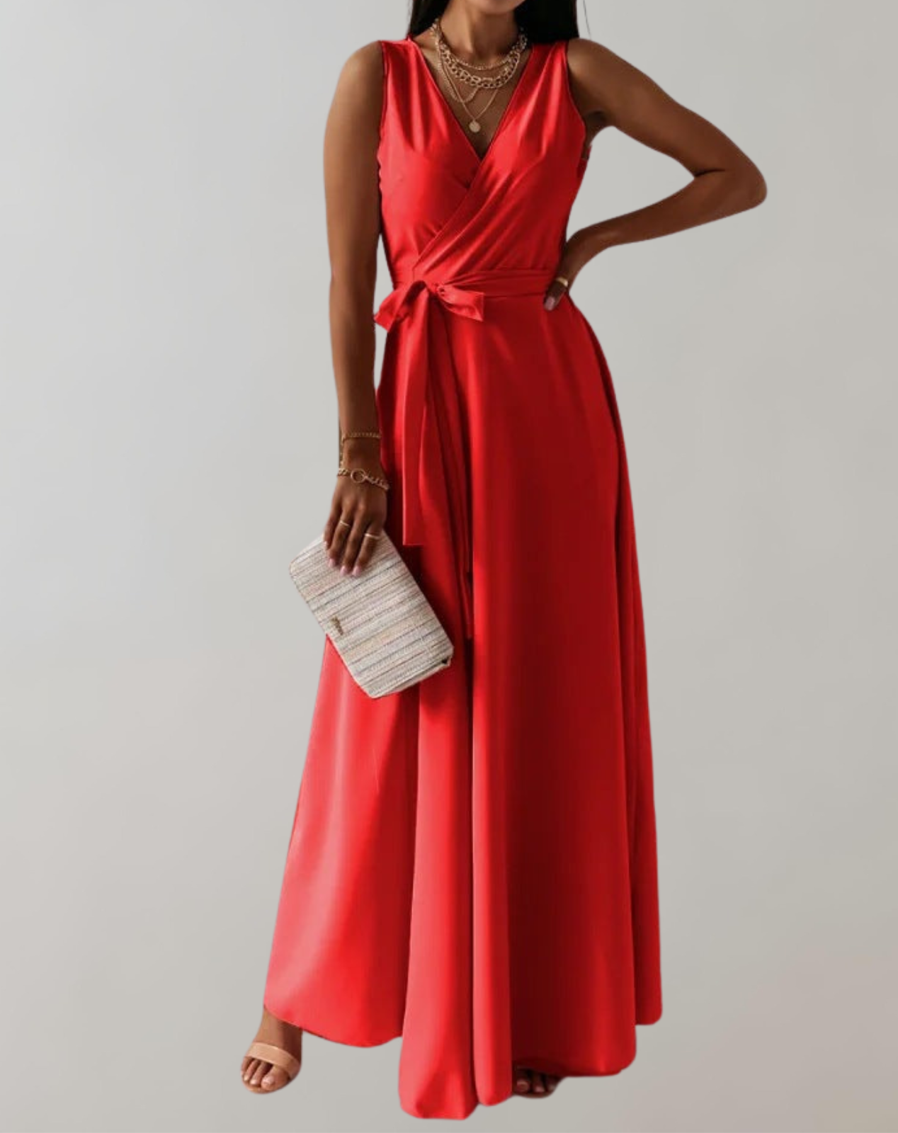 Elegant Taillengürtel Cocktailkleid
