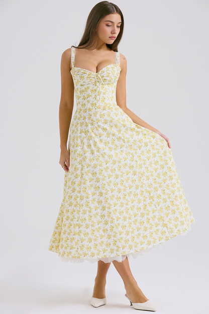 Floral Elegance Midi Dress