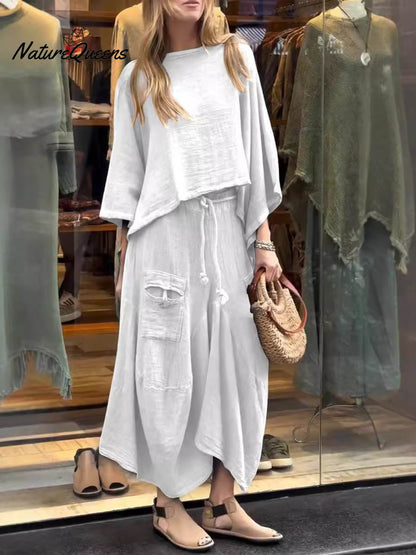 Elegante Casual-Tweedelige Jurk