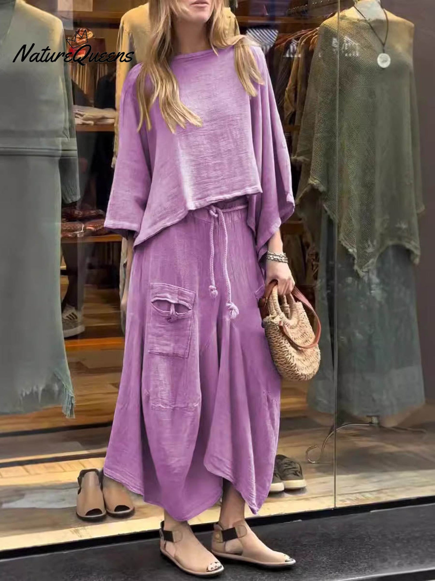 Elegante Casual-Tweedelige Jurk