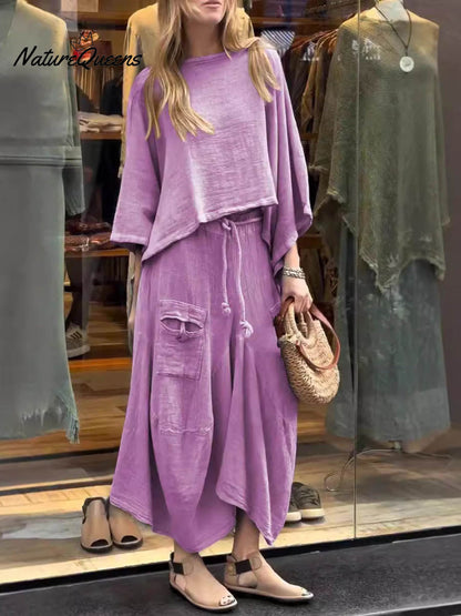 Elegante Casual-Tweedelige Jurk