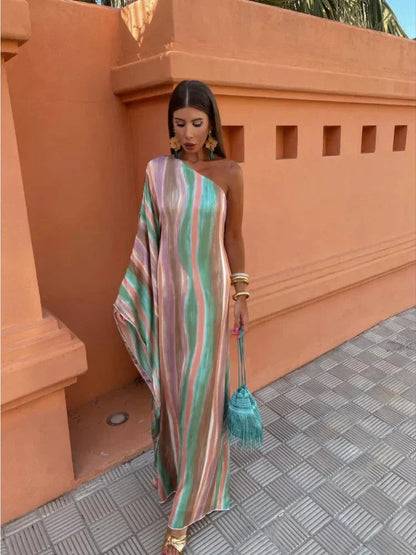 Elegant Asymmetrische Maxi Jurk