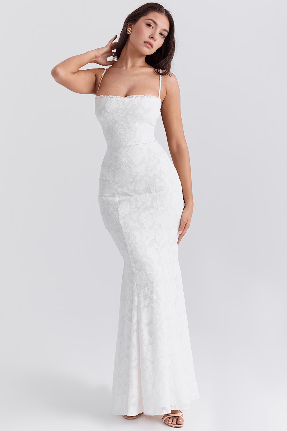 IJsblauwe Elegantie Gala Jurk
