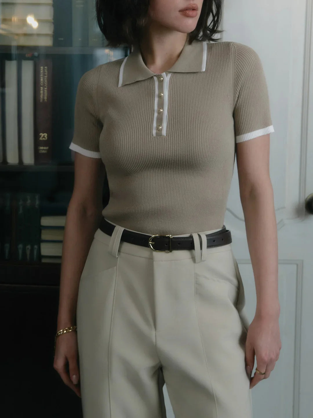 Chic gebreide top voor elke gelegenheid