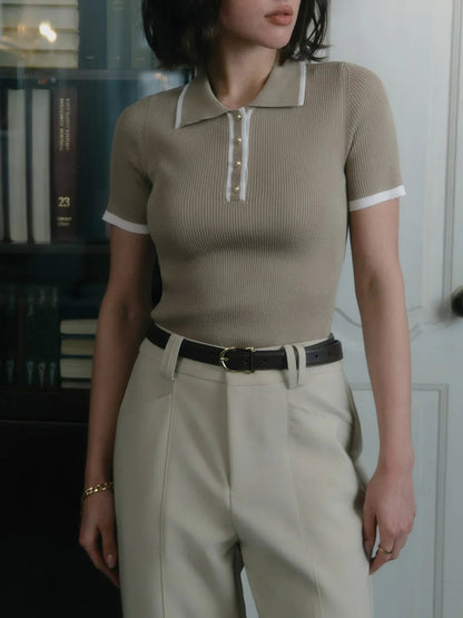 Chic gebreide top voor elke gelegenheid