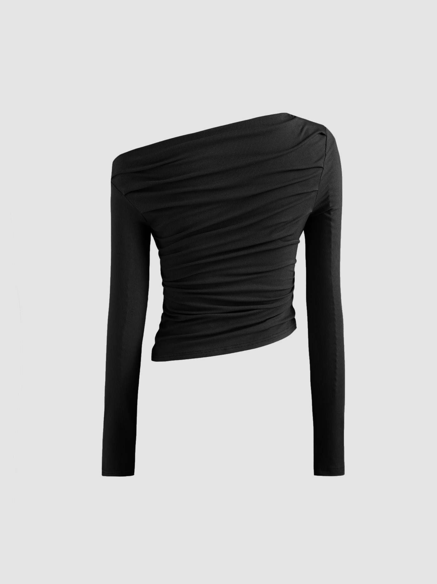 Chique Asymmetrische Slim Fit Top