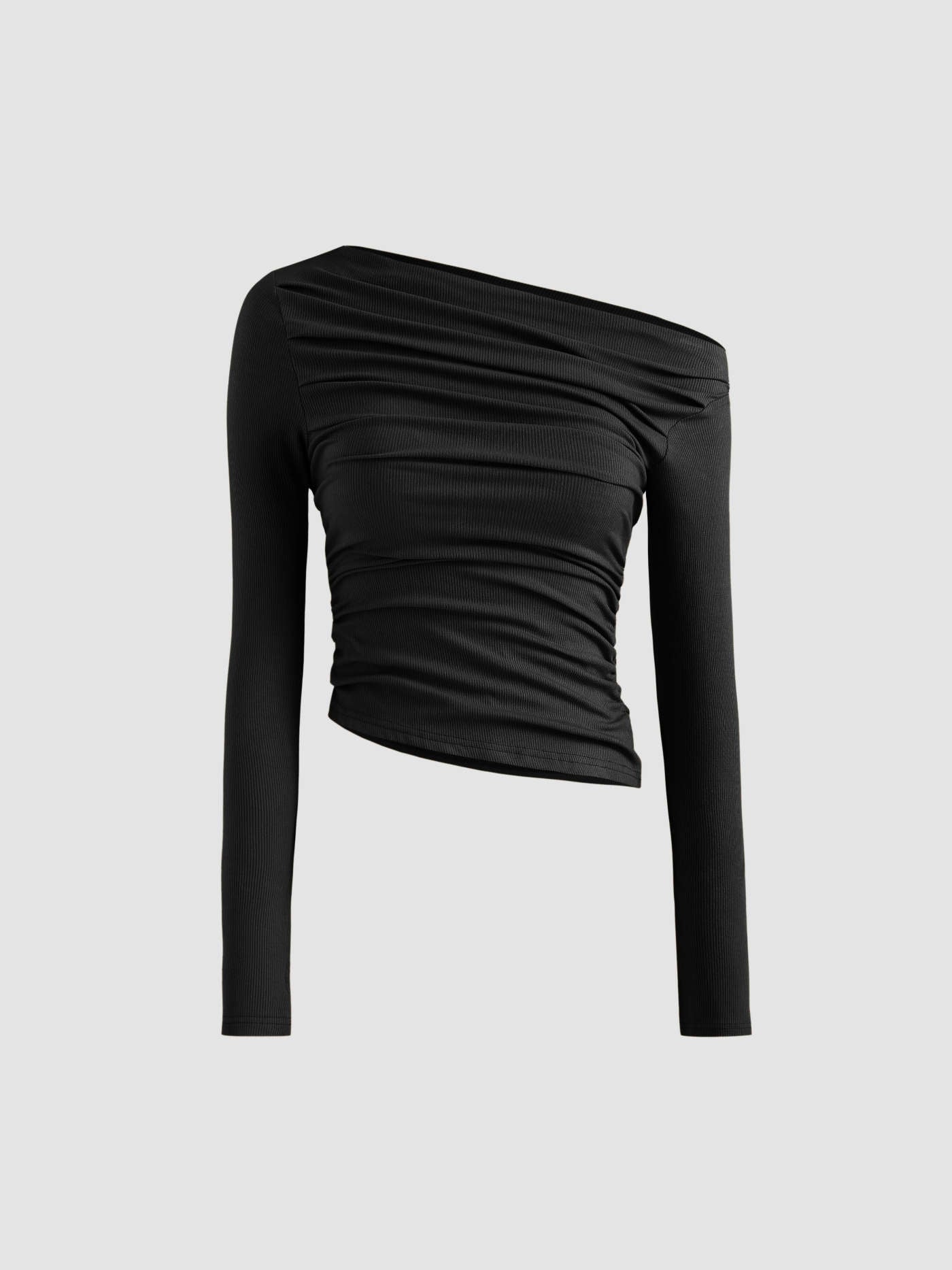 Chique Asymmetrische Slim Fit Top