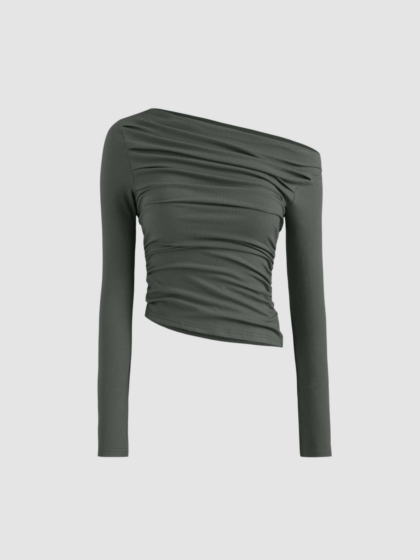 Chique Asymmetrische Slim Fit Top