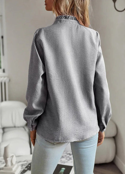 Ruffle Accent Blouse