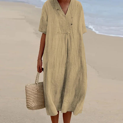 Elegant Comfort Midi Dress