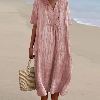 Elegant Comfort Midi Dress