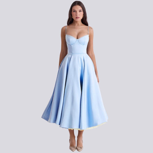 Elegant Tulle Maxi Dress