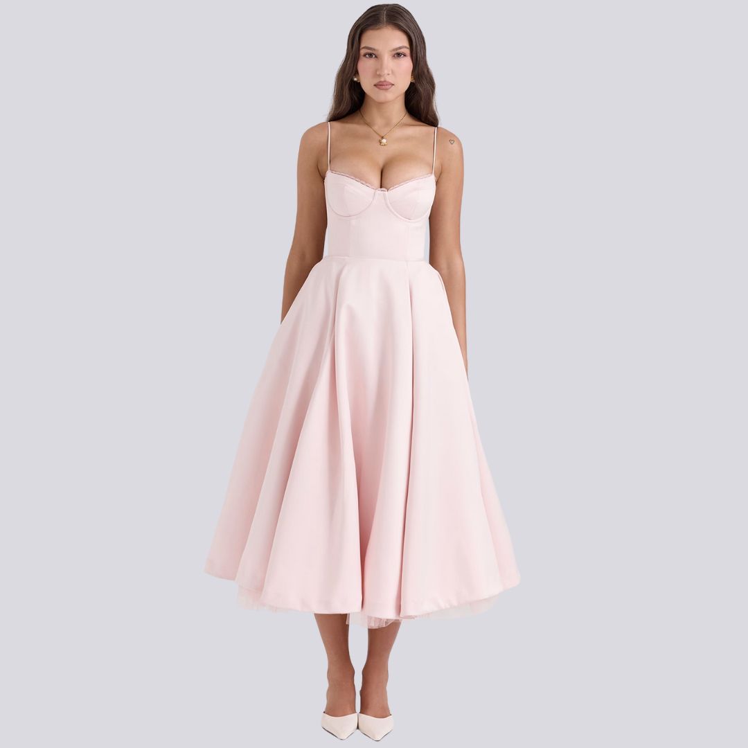 Elegant Tulle Maxi Dress