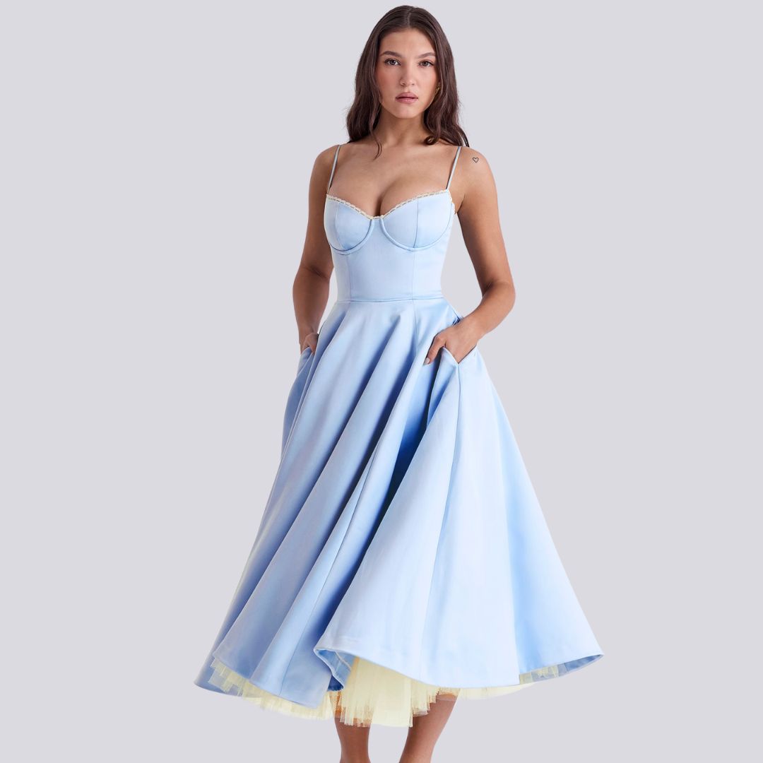 Elegant Tulle Maxi Dress