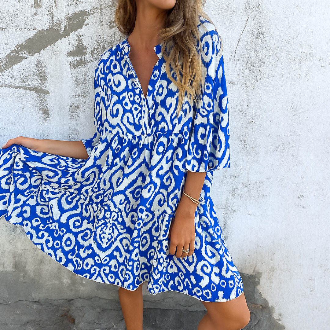 Elegant V-Neck Dress