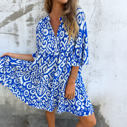 Elegant V-Neck Dress