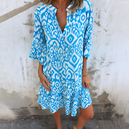 Elegant V-Neck Dress