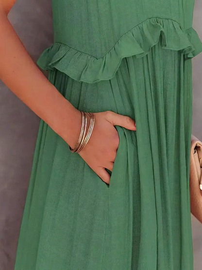 Ruffle Breeze Maxi Dress