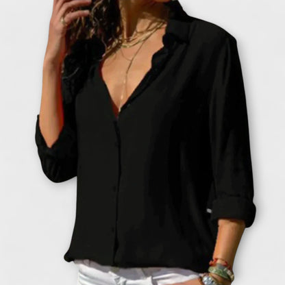 Elegante Satin-Blouse