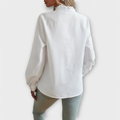 Elegant Long-Sleeve Blouse