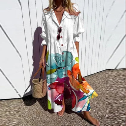 Vrije Elegantie in Boho Jurk