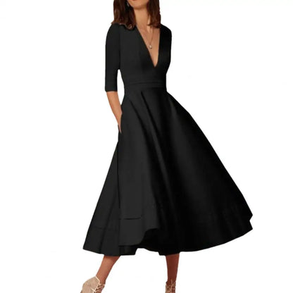 Tijdloze Midi Jurk voor Vrije Elegantie