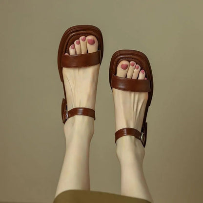 Elegante Leren Sandalen