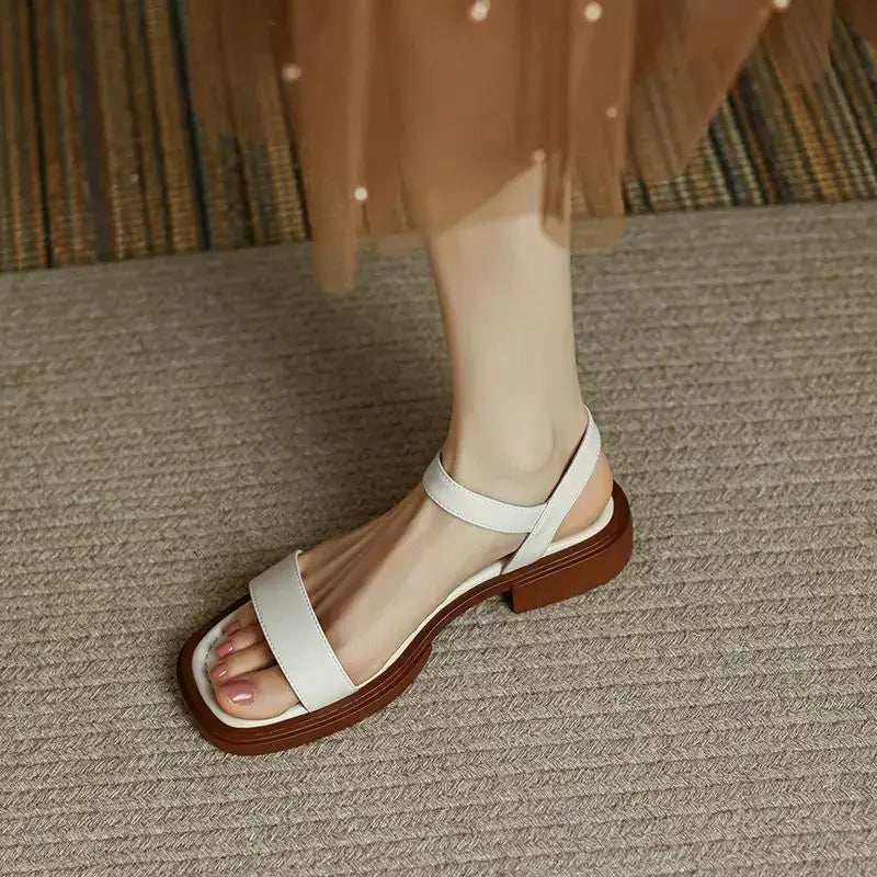 Elegante Leren Sandalen