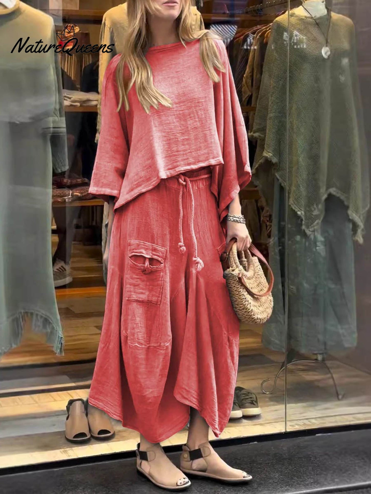Elegante Casual-Tweedelige Jurk