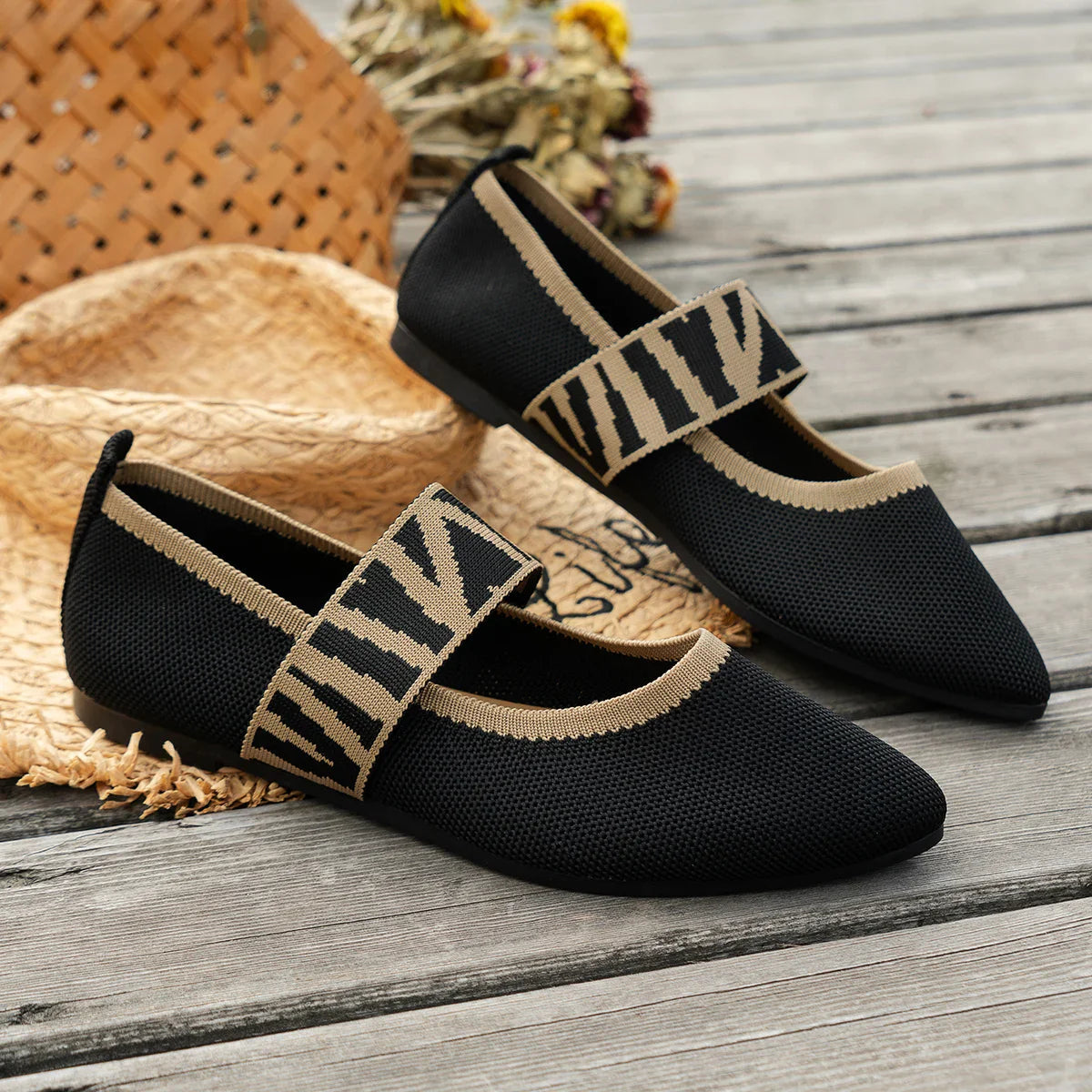 Verkoelende Mesh Ballerina's