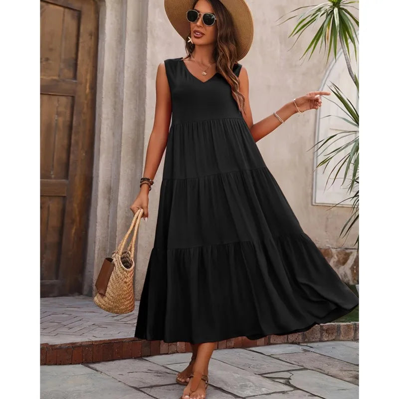 Elegantie en comfort in één jurk