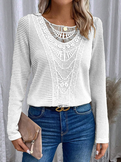 Elegant Cut-Out T-Shirt