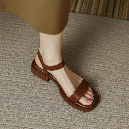 Elegante Leren Sandalen