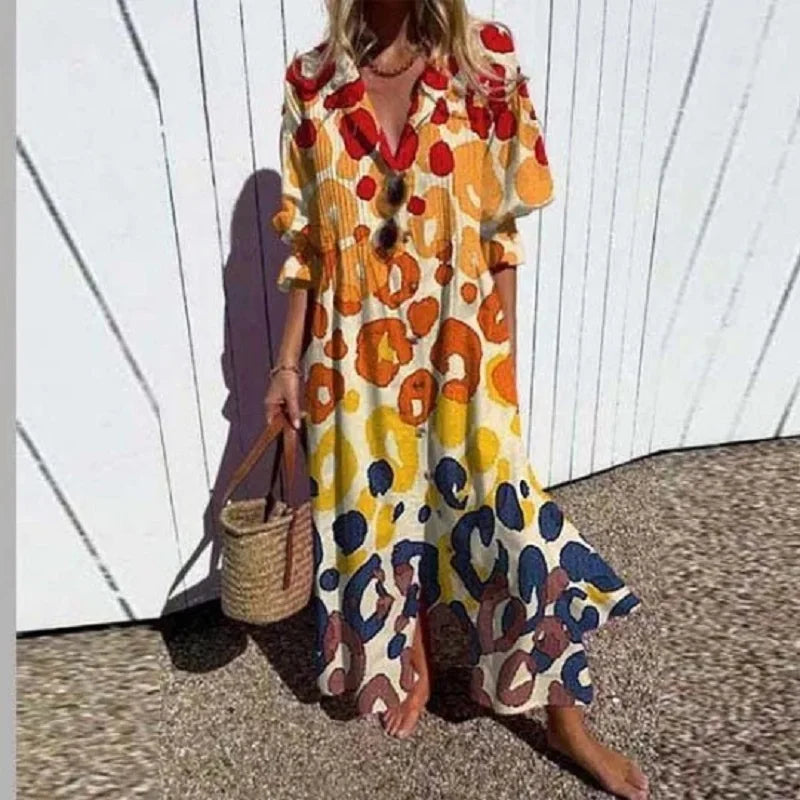 Vrije Elegantie in Boho Jurk