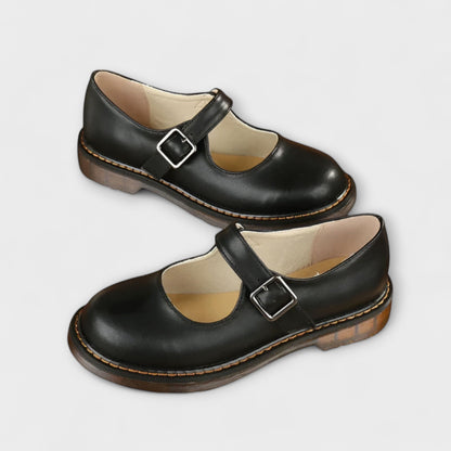 Nostalgie-Riemen Leren Schoenen