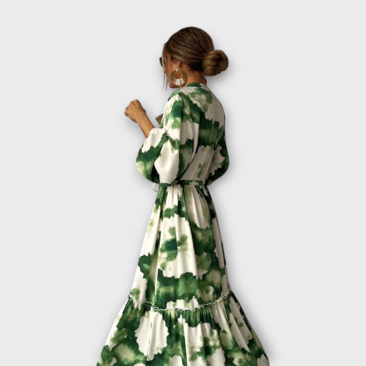 Vloeiende Elegantie Maxi Jurk