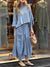 Elegante Casual-Tweedelige Jurk