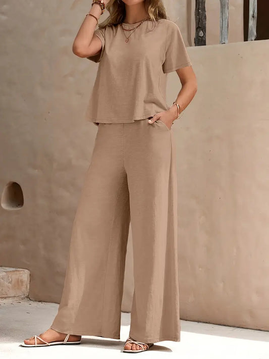 Comfort-Stretch Sweater-Set