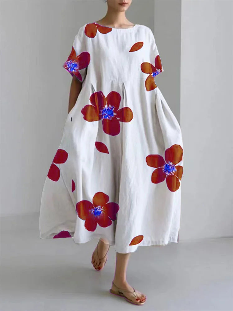 Zomerse Bloemenjurk Comfort
